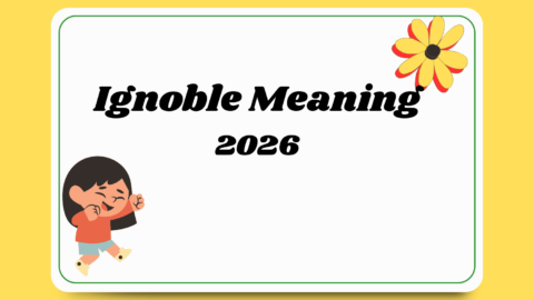 ignoble meaning