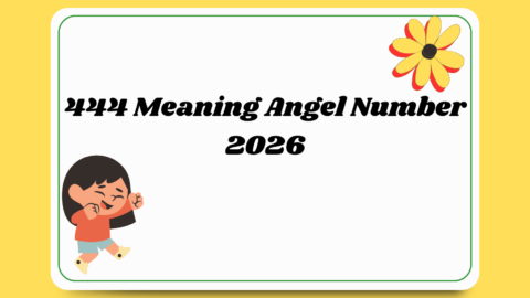 444 Meaning Angel Number